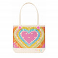 Baby Bogg Bag Dye licious Heart Pink Taffy Resort Vacation Beach Tote Oversized Washable with Easy Clean Surface for Beach Vacation Travel Organizer Vacation Essentials for Women