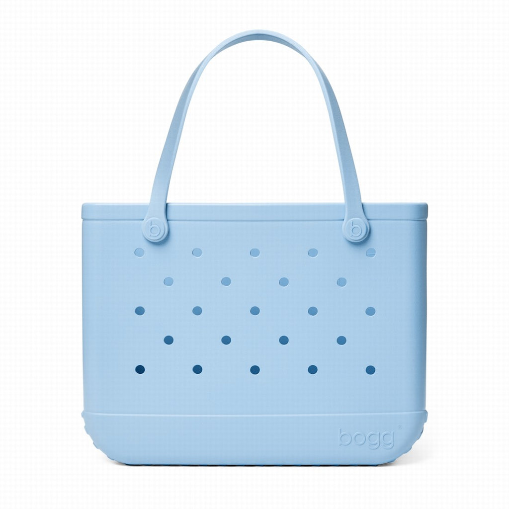 Original Bogg Bag Blue Skies and Bogg Bag Women's Waterproof Beach Tote Waterproof Washable with Easy Clean Surface for Outdoor Adventures Travel Organizer Vacation Essentials for Women