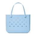 Original Bogg Bag Blue Skies and Bogg Bag Boat Trip Waterproof Tote Durable Large Capacity with Waterproof Phone Pouch for Outdoor Adventures Travel Organizer Vacation Essentials for Women