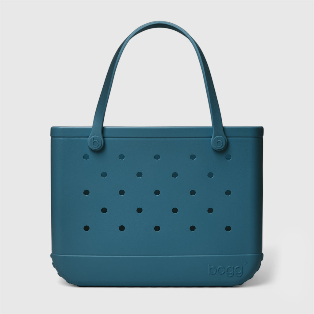 Original Bogg Bag Blue Lagoon Lightweight Waterproof Carryall Large Capacity Oversized with Easy Clean Surface for Yacht Excursions Travel Organizer Vacation Essentials for Women