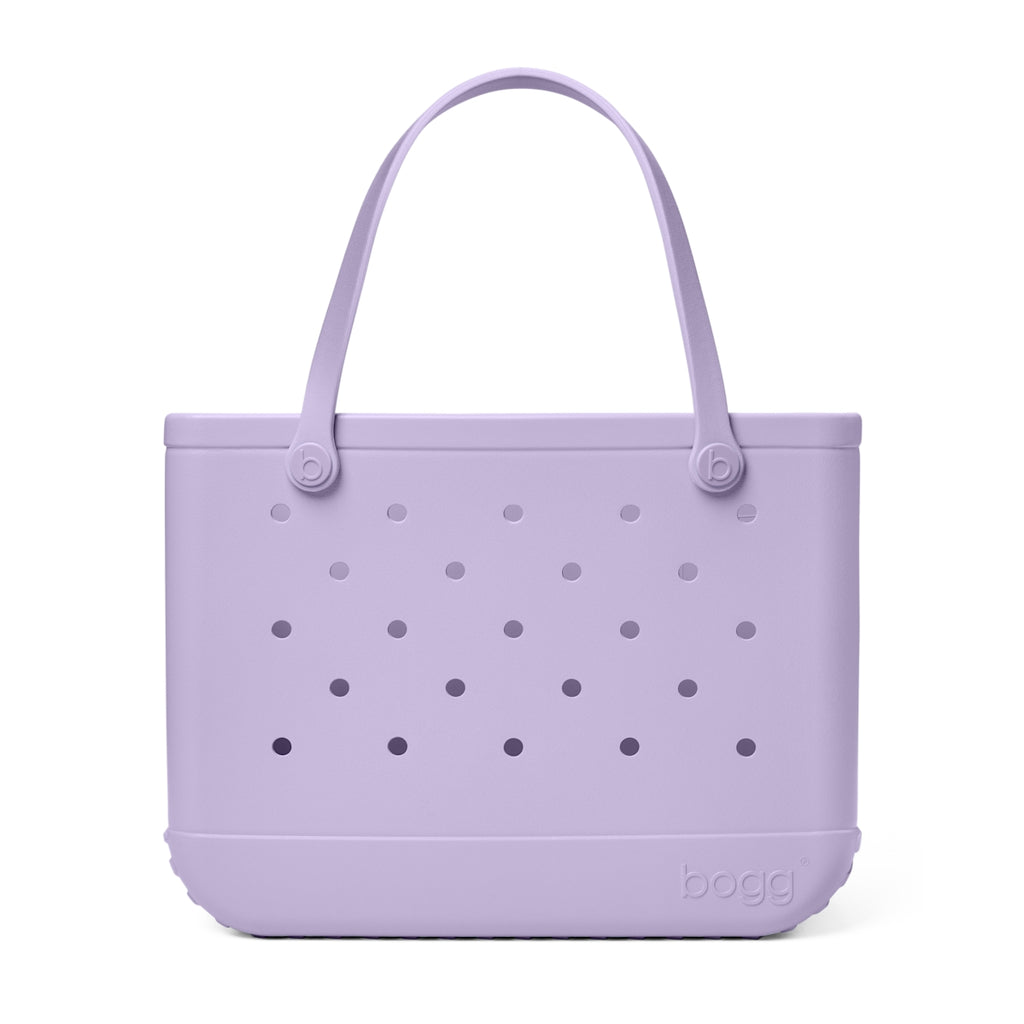 Original Bogg Bag I Lilac You a Lot Family Size Beach Organizer Lightweight Tip Resistant with Spacious Interior for Picnic Days Travel Organizer Vacation Essentials for Women