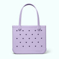 Baby Bogg Bag I Lilac You a Lot Oversized Beach Travel Tote Tip Resistant Waterproof with Extra Storage Compartments for Yacht Excursions Travel Organizer Vacation Essentials for Women