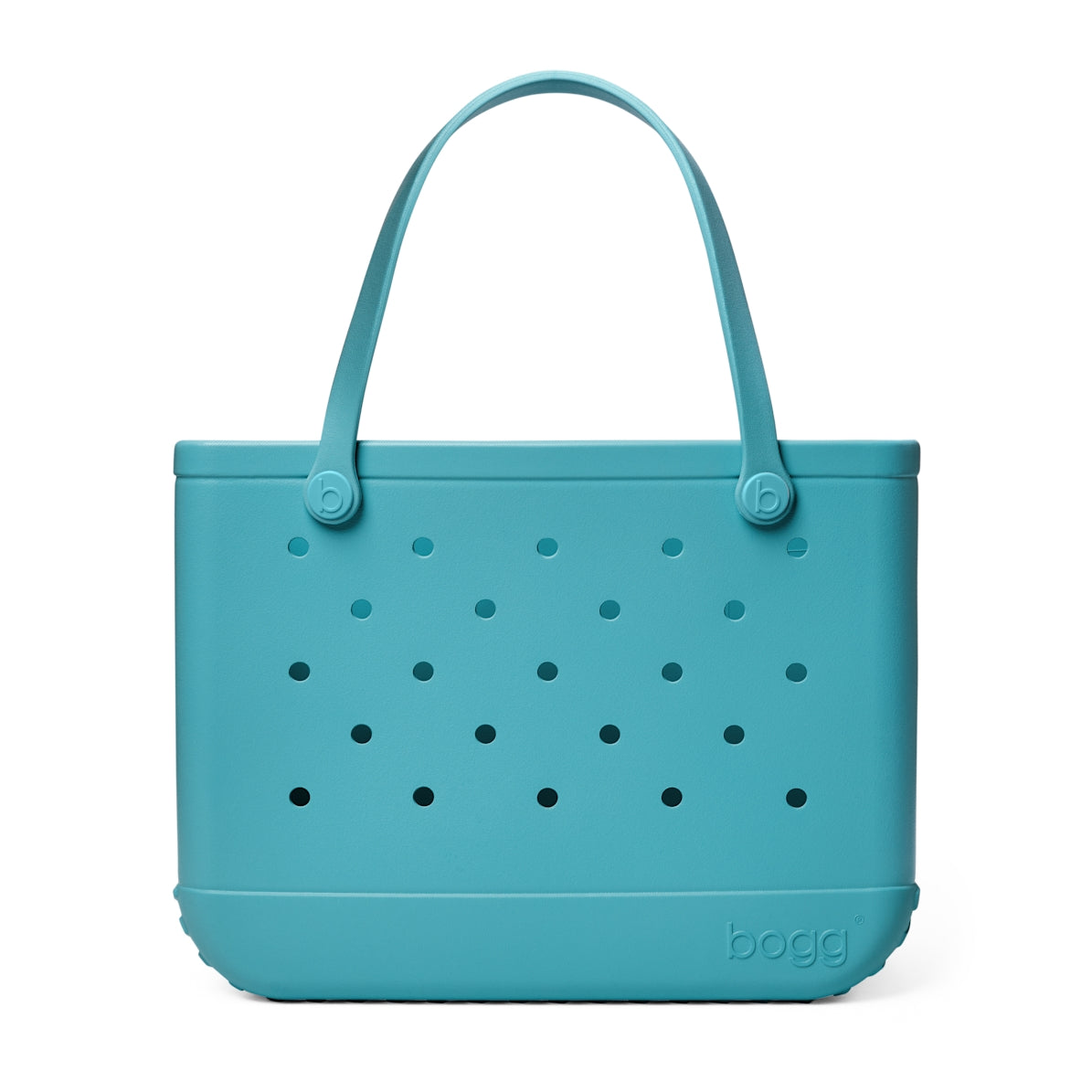 Original Bogg Bag Turquoise and Caicos Large Capacity Beach Carryall Washable Large Capacity with Non Slip Bottom for Camping Trips Travel Organizer Vacation Essentials for Women