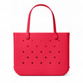 Original Bogg Bag Off to the Races Red Seaside Adventure Tote Ultra Durable Multi Purpose Accessory Organizer Pouch for Family Trips