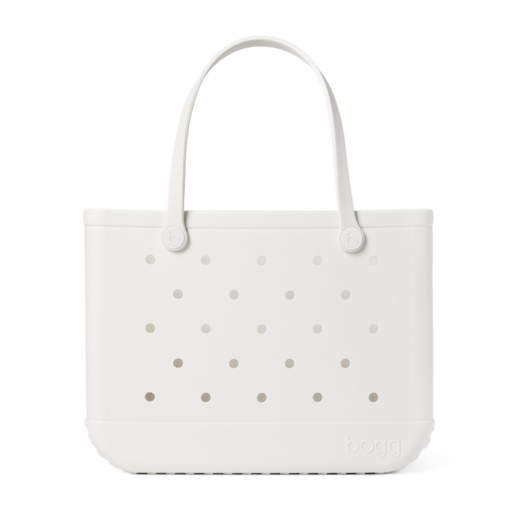 Original Bogg Bag For Shore White Holiday Resort Carryall Lightweight Oversized Non Slip Bottom Design for Summer Adventures