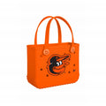Bitty Bogg Bag Baltimore Orioles Poolside Storage Carryall Easy Clean Waterproof with Non Slip Bottom for Camping Trips Travel Organizer Vacation Essentials for Women