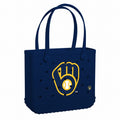 Baby Bogg Bag Milwaukee Brewers Open Top Beach Organizer Oversized Washable with Travel Accessory Pouch for Beach Vacation Travel Organizer Vacation Essentials for Women