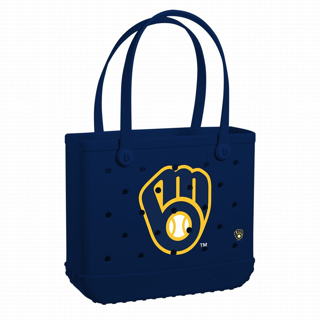 Baby Bogg Bag Milwaukee Brewers Open Top Beach Organizer Oversized Washable with Travel Accessory Pouch for Beach Vacation Travel Organizer Vacation Essentials for Women