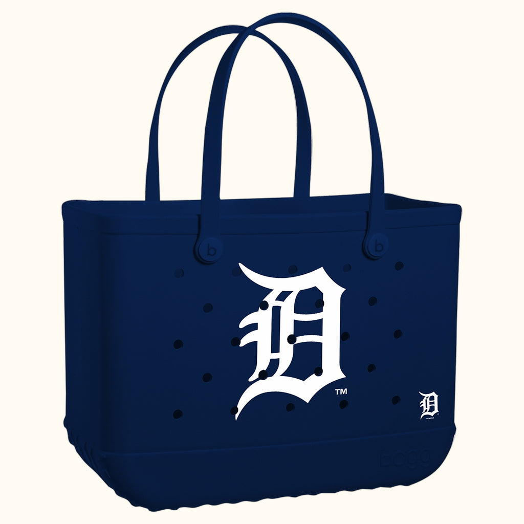 Original Bogg Bag Detroit Tigers Coastal Travel Beach Bag Portable Oversized Deep Storage Interior for Pool Activities