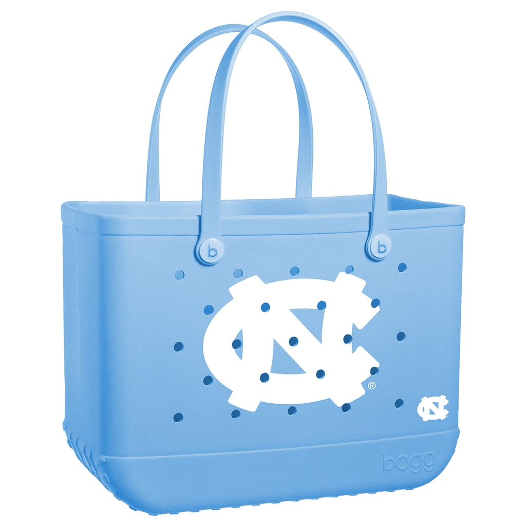 Original Bogg Bag North Carolina Tar Heels Water Sports Travel Tote Large Capacity Sandproof with Non Slip Bottom for Family Beach Days Travel Organizer Vacation Essentials for Women