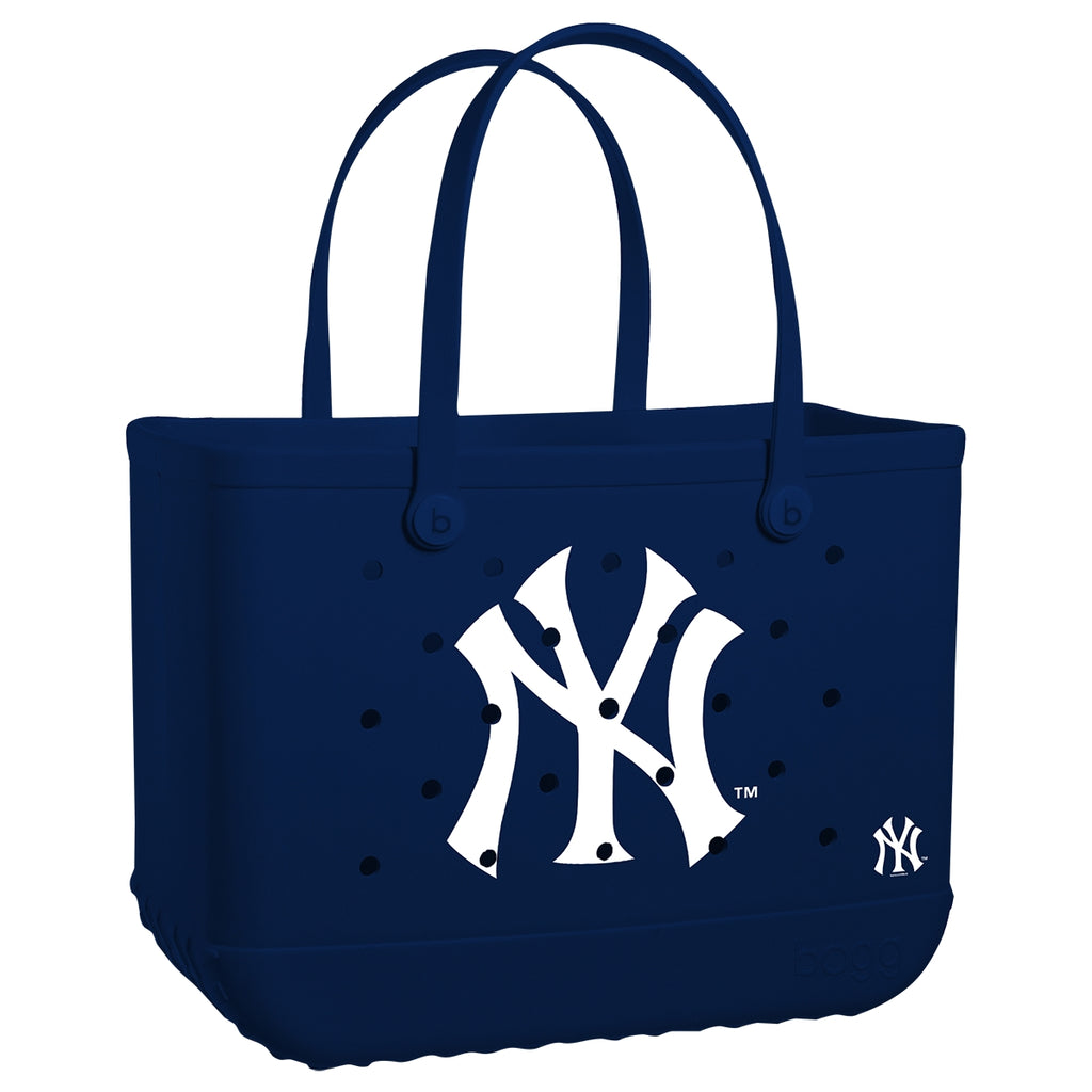 Original Bogg Bag New York Yankees Open Top Beach Organizer Durable Large Capacity with Easy Clean Surface for Lake Adventures Travel Organizer Vacation Essentials for Women