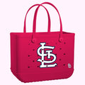 Original Bogg Bag St. Louis Cardinals Cruise Essentials Travel Tote Tip Resistant Washable with Easy Clean Surface for Family Beach Days Travel Organizer Vacation Essentials for Women