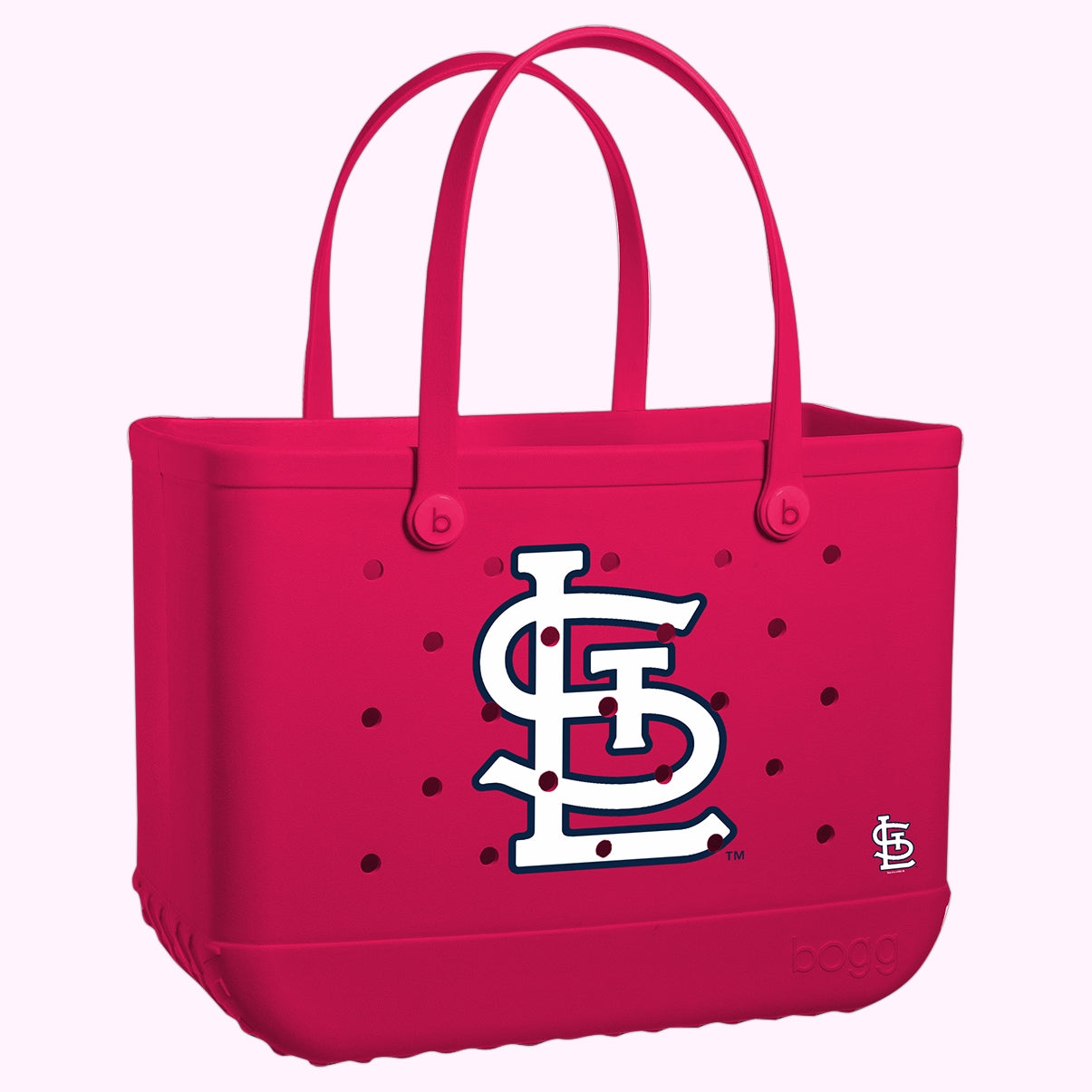 Original Bogg Bag St. Louis Cardinals Cruise Essentials Travel Tote Tip Resistant Washable with Easy Clean Surface for Family Beach Days Travel Organizer Vacation Essentials for Women