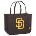 Original Bogg Bag San Diego Padres Poolside Storage Carryall Oversized Oversized with Extra Storage Compartments for Boat Trips Travel Organizer Vacation Essentials for Women