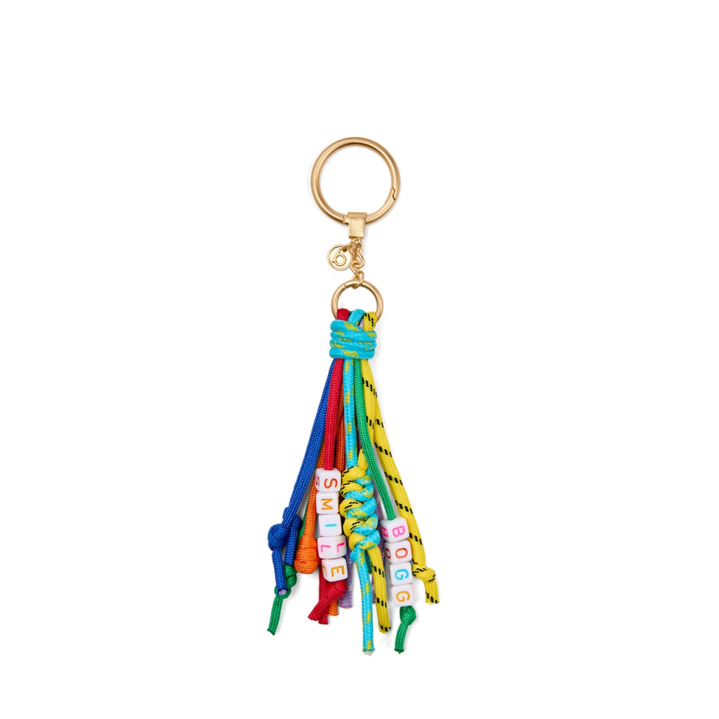 Bogg'd & Charmed Smile Tassel Open Top Beach Organizer Washable Easy Clean with Extra Storage Compartments for Cruise Travel Travel Organizer Vacation Essentials for Women