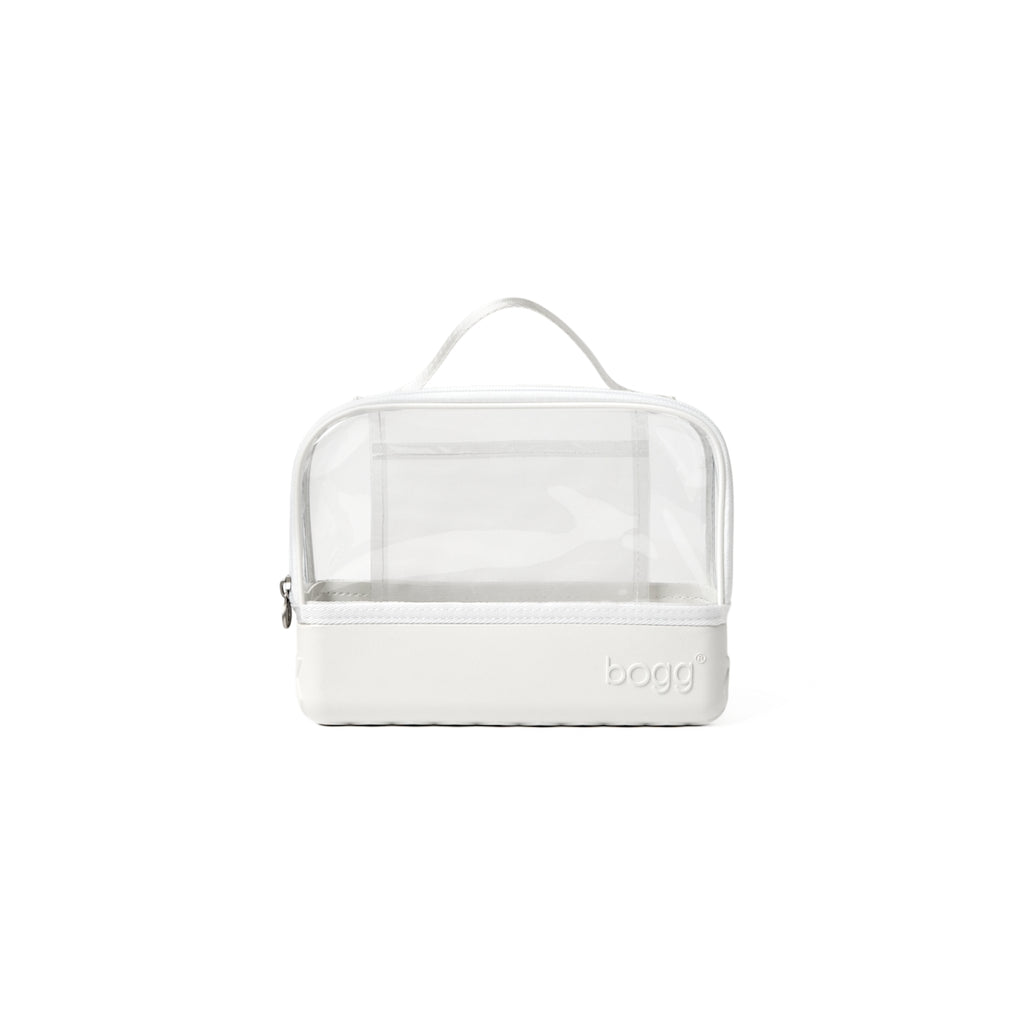 Boggs N' Ends For Shore White Large Capacity Beach Carryall Washable Large Capacity with Spacious Interior for Resort Holidays Travel Organizer Vacation Essentials for Women