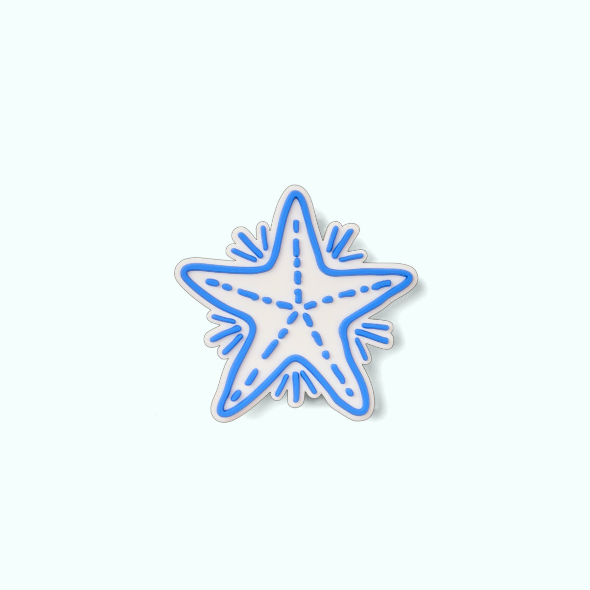 Bogg Bit Blue Starfish Travel Smart Beach Bag Heavy Duty Sandproof Extra Wide Opening for Women