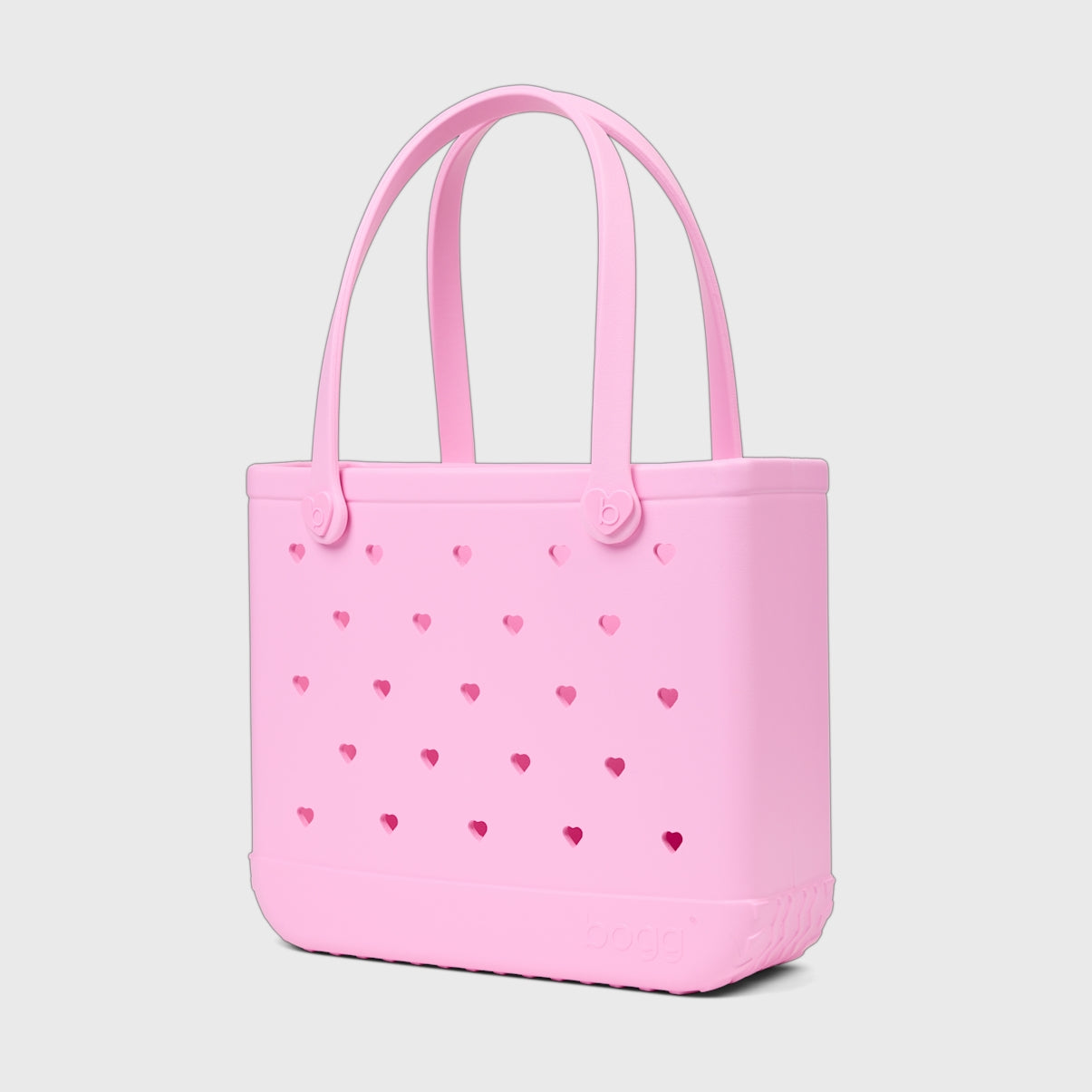Baby Bogg Bag Cut Out Heart Pink Taffy Family Size Beach Organizer Waterproof Easy Clean with Waterproof Phone Pouch for Beach Vacation Travel Organizer Vacation Essentials for Women