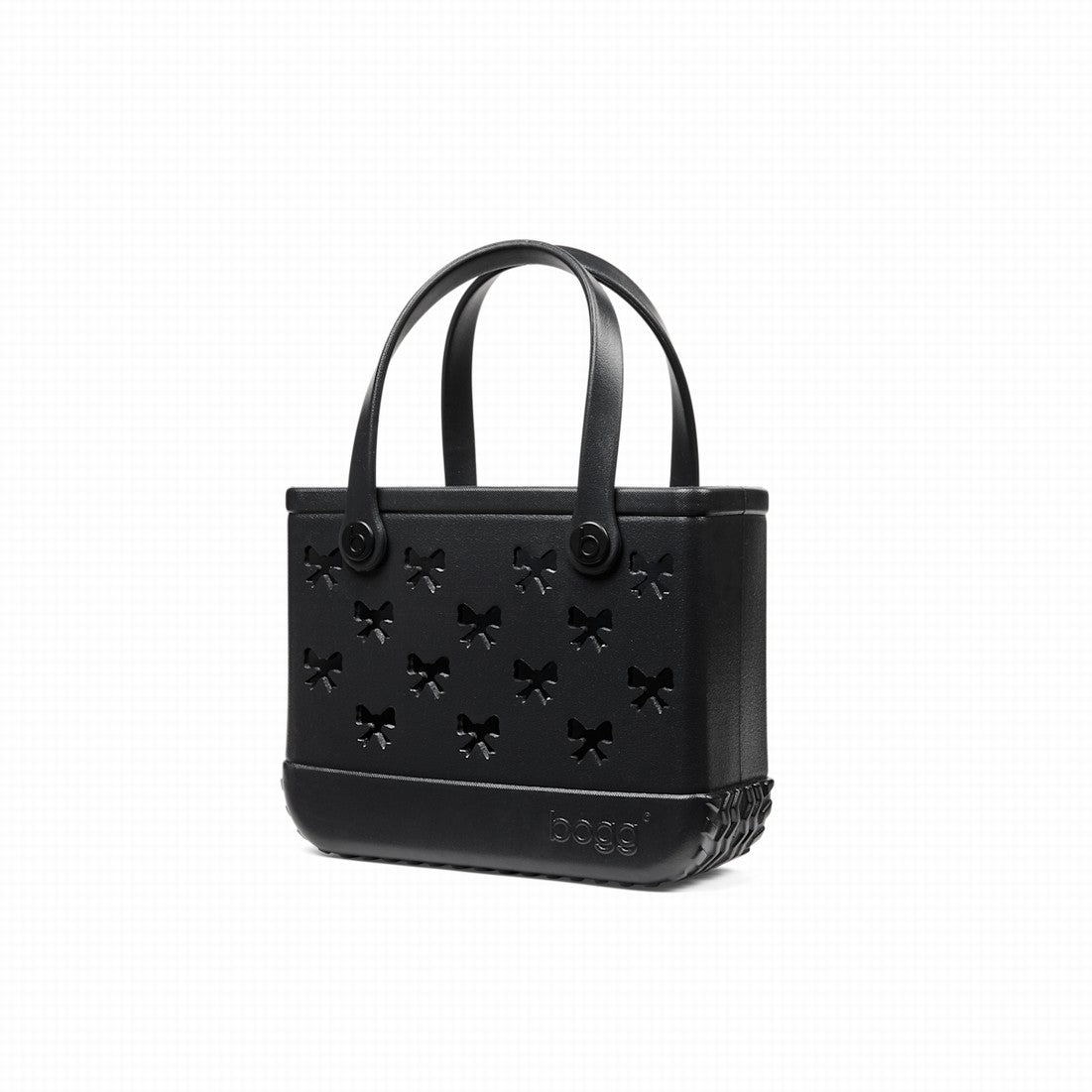 Bitty Bogg Bag Black Bows Beach Picnic Storage Bag Functional Oversized Reinforced Grip Handles for Women