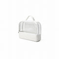 Boggs N' Ends For Shore White Large Capacity Beach Carryall Washable Large Capacity with Spacious Interior for Resort Holidays Travel Organizer Vacation Essentials for Women