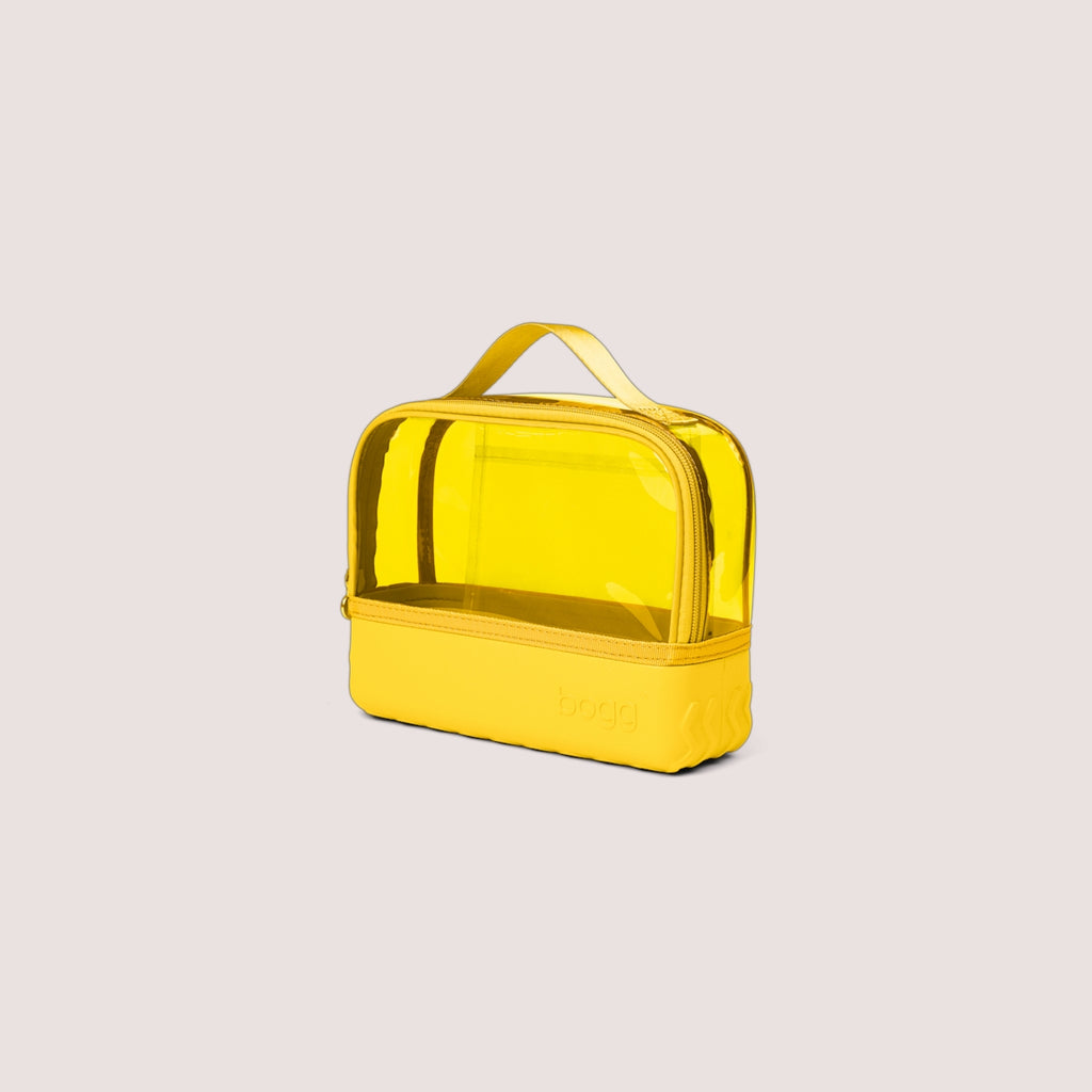 Boggs N' Ends Limoncello Yellow Lightweight Waterproof Carryall Tip Resistant Large Capacity with Cosmetic Organizer for Lake Adventures Travel Organizer Vacation Essentials for Women