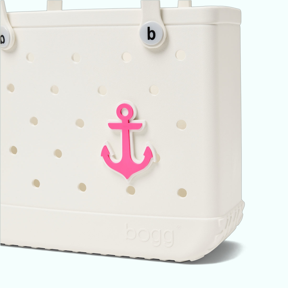 Bogg Bit Pink Anchor Holiday Resort Carryall Ultra Durable Sandproof Open Top Access Access for Cruise Travel