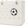 Bogg Bit Soccer Seaside Adventure Tote Stylish Easy Clean Reinforced Grip Handles for Boat Excursions