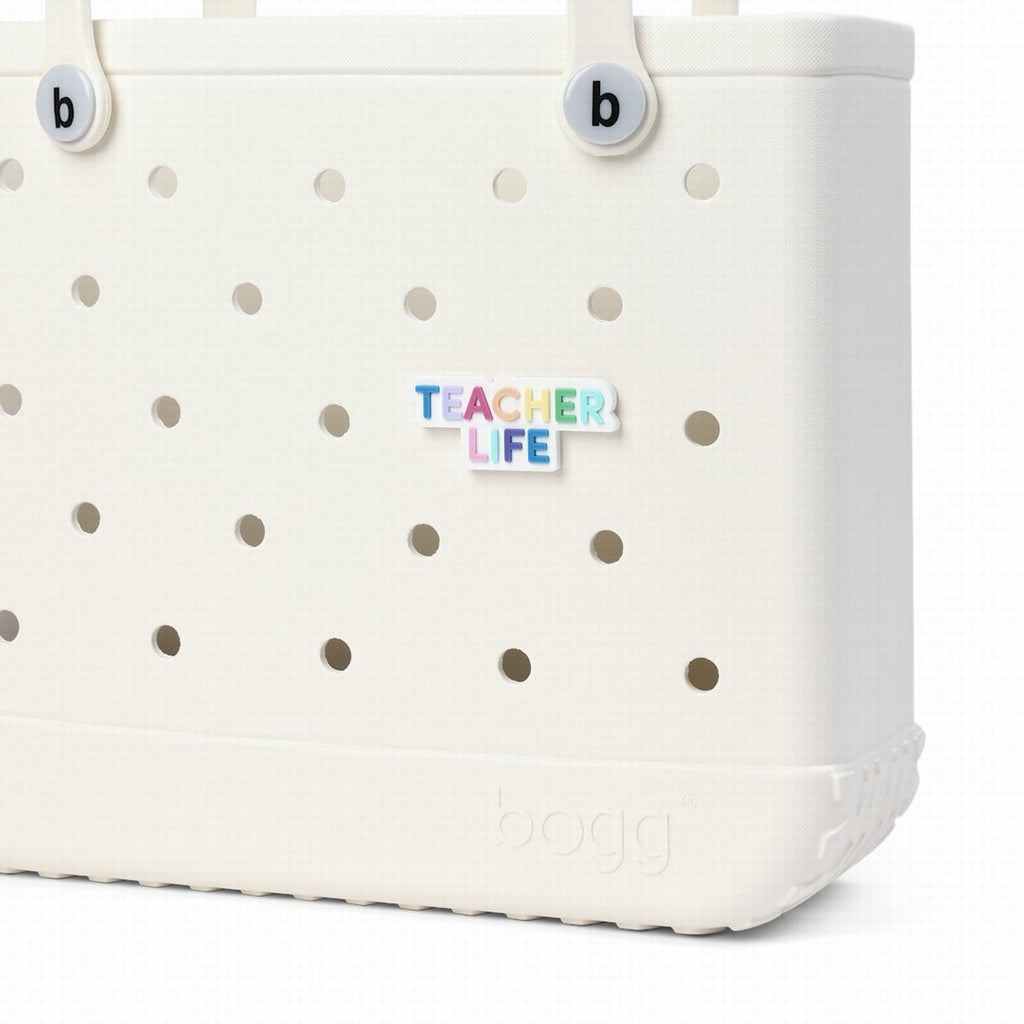 Bogg Bit Teacher Life Multi Purpose Travel Carryall Lightweight Large Capacity with Extra Storage Compartments for Picnic Days Travel Organizer Vacation Essentials for Women