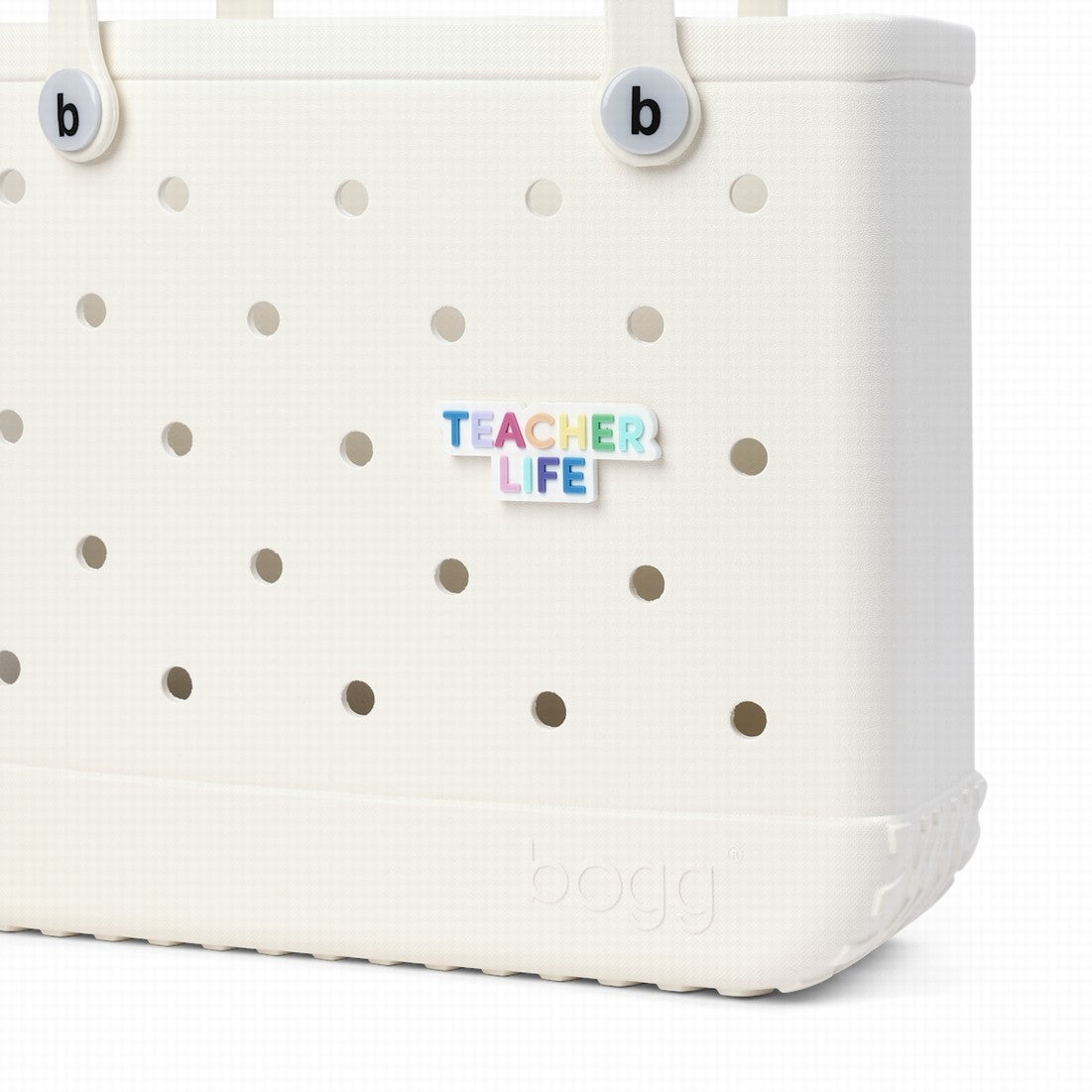 Bogg Bit Teacher Life Multi Purpose Travel Carryall Lightweight Large Capacity with Extra Storage Compartments for Picnic Days Travel Organizer Vacation Essentials for Women