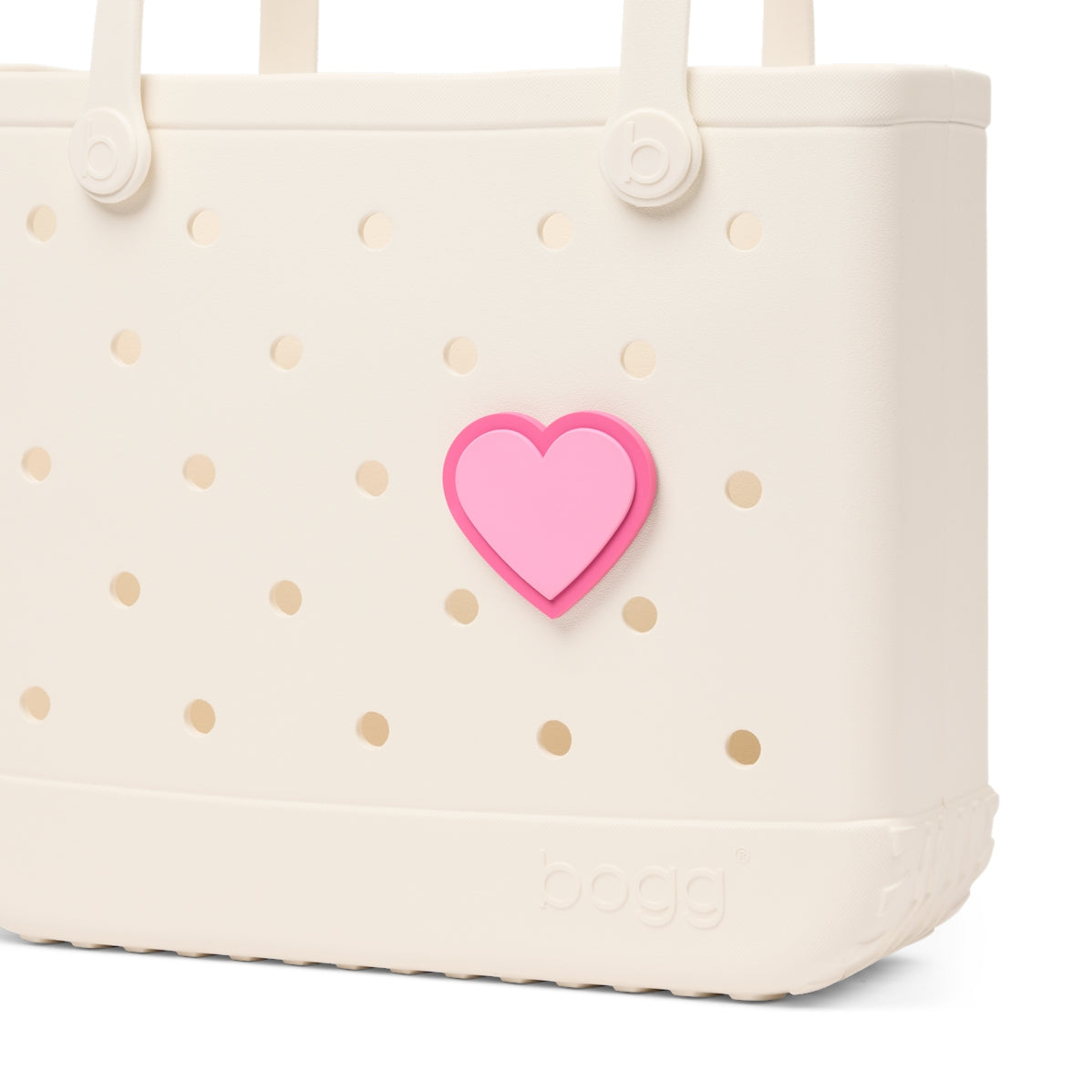 Bogg Bit Pink Heart Poolside Essentials Organizer Flexible Tip Resistant Non Slip Bottom Design for Pool Activities