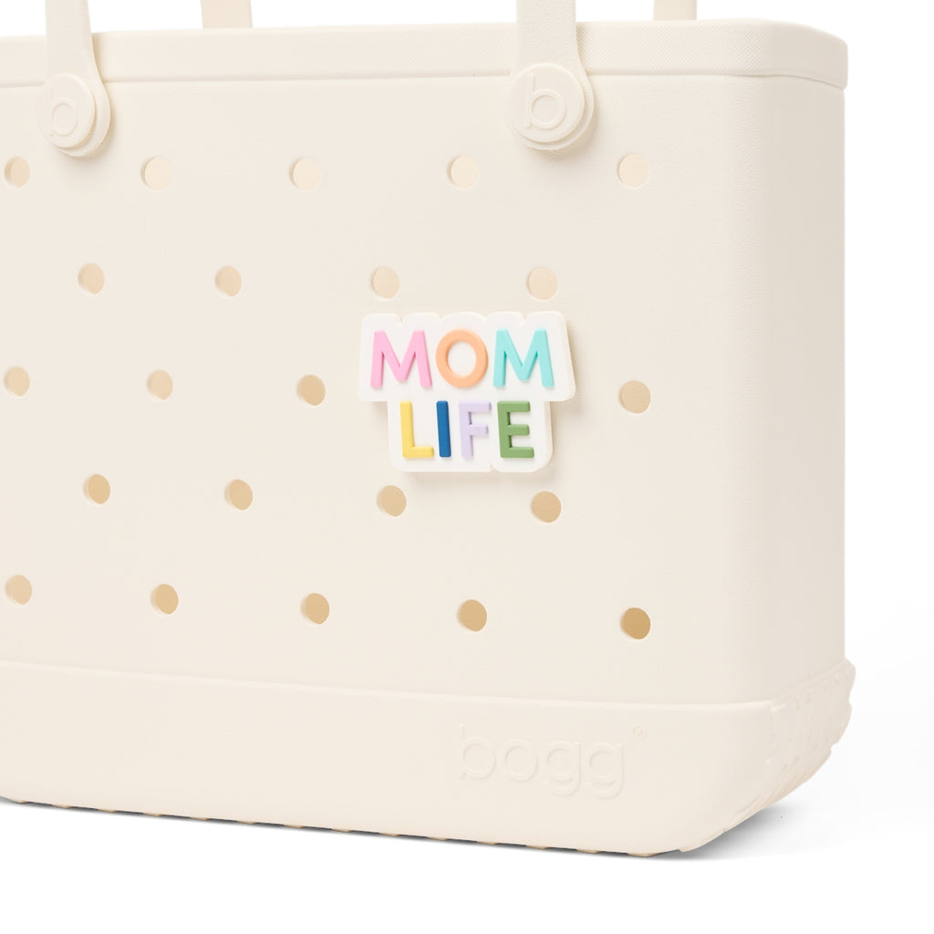 Bogg Bit Mom Life Easy Clean Rubber Tote Travel Friendly Washable with Makeup Bag for Weekend Getaways Travel Organizer Vacation Essentials for Women