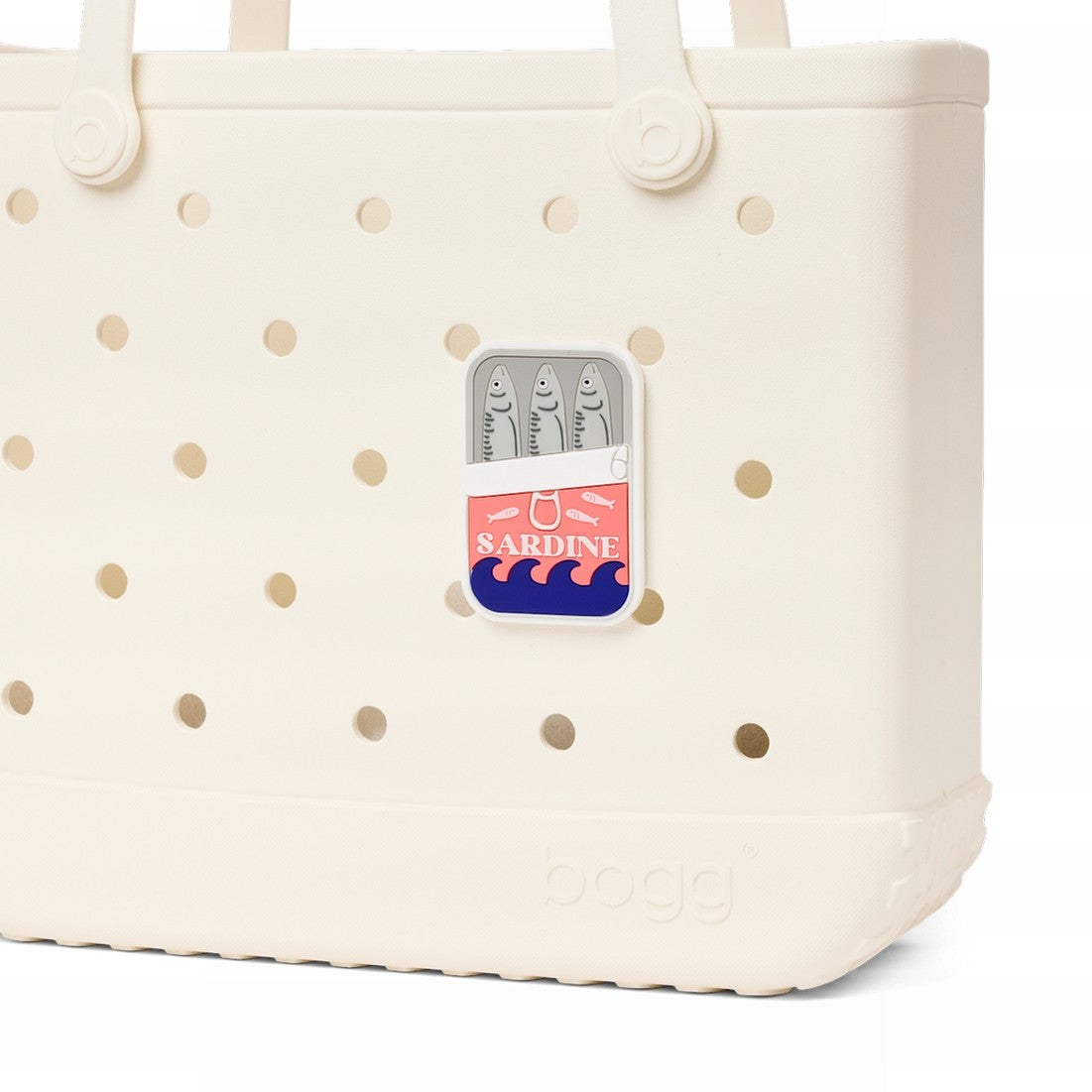 Bogg Bit Sardine Tin Women's Waterproof Beach Tote Washable Oversized with Non Slip Bottom for Lake Adventures Travel Organizer Vacation Essentials for Women
